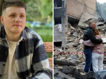 Відоме ім’я загиблого хлопця, чиї батьки стояли біля руїн знищеного будинку у Києві