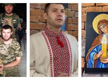 “Кожна сім’я зараз в Україні молиться” – Назар Бермес, іконописець з Лішні, вікрив персональну виставку