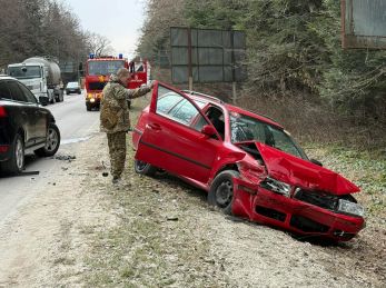Потрійна ДТП між Трускавцем та Дрогобичем (ФОТО)